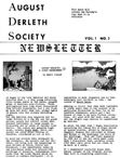 August Derleth Society Newsletter, Feb. 1978