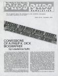 Philip K. Dick Society Newsletter, December 1989
