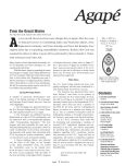 Agape, May 2003