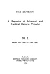 The Esoteric, Volume 2, 1889