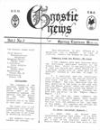 Gnostic Gnews, March 1989