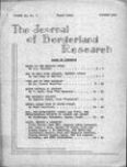 Journal of Borderland Research, October 1964