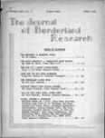 Journal of Borderland Research, April 1966