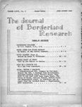 Journal of Borderland Research, July 1967