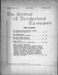 Journal of Borderland Research, September 1967