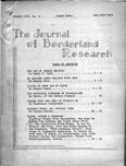 Journal of Borderland Research, May 1968