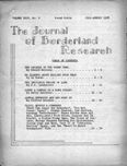 Journal of Borderland Research, July 1968