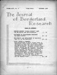 Journal of Borderland Research, November 1968