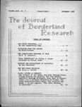 Journal of Borderland Research, December 1968