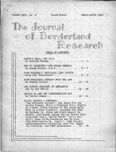 Journal of Borderland Research, March 1970