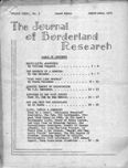 Journal of Borderland Research, March 1971