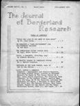 Journal of Borderland Research, July 1972