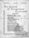 Journal of Borderland Research, March 1973