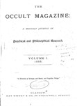 The Occult Magazine, 1885