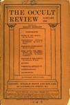 Occult Review, January 1908