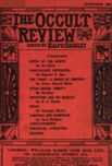 Occult Review, December 1909