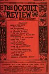 Occult Review, August  1911