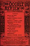 Occult Review, September 1911