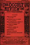 Occult Review, October 1911