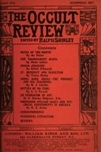 Occult Review, August  1912