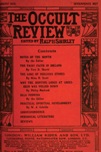 Occult Review, August  1913