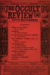 Occult Review, September 1913