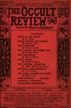 Occult Review, October 1913