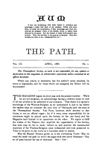 The Path, Volume 3, 1888