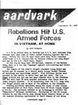 Aardvark, September 25, 1968