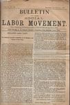 Bulletin of the Social Labor Movement, January 1881