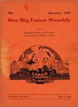 One Big Union Monthly, January 1937