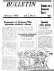 S.D.S. Bulletin, February 1965