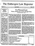 The Entheogen Law Reporter, Spring 1997
