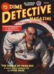 Dime Detective Magazine, August 1945