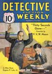 Detective Fiction Weekly, October 8, 1932