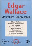 Edgar Wallace Mystery Magazine, March 1965
