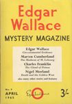 Edgar Wallace Mystery Magazine, April 1965