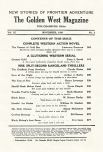 Golden West Magazine, November 1930