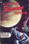 Authentic Science Fiction, September 1951