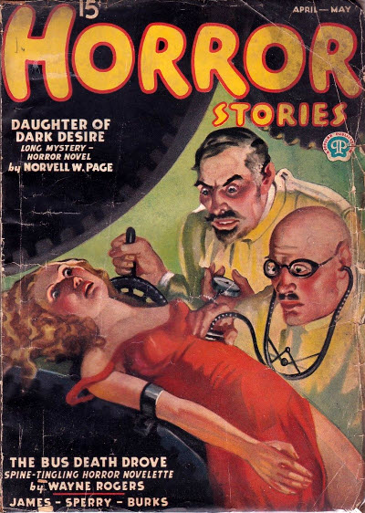 Horror Stories, April 1936