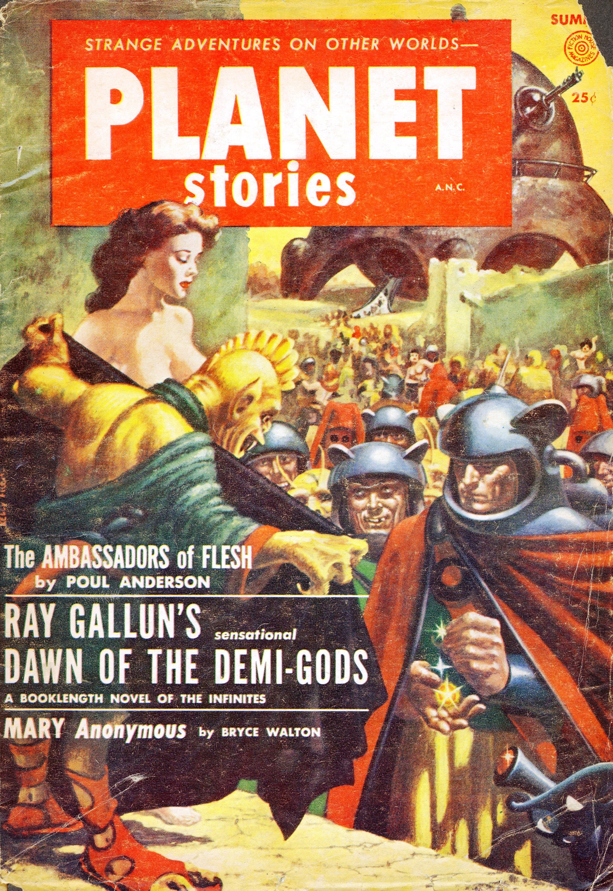 Image - cover of Planet Stories, Summer 1954