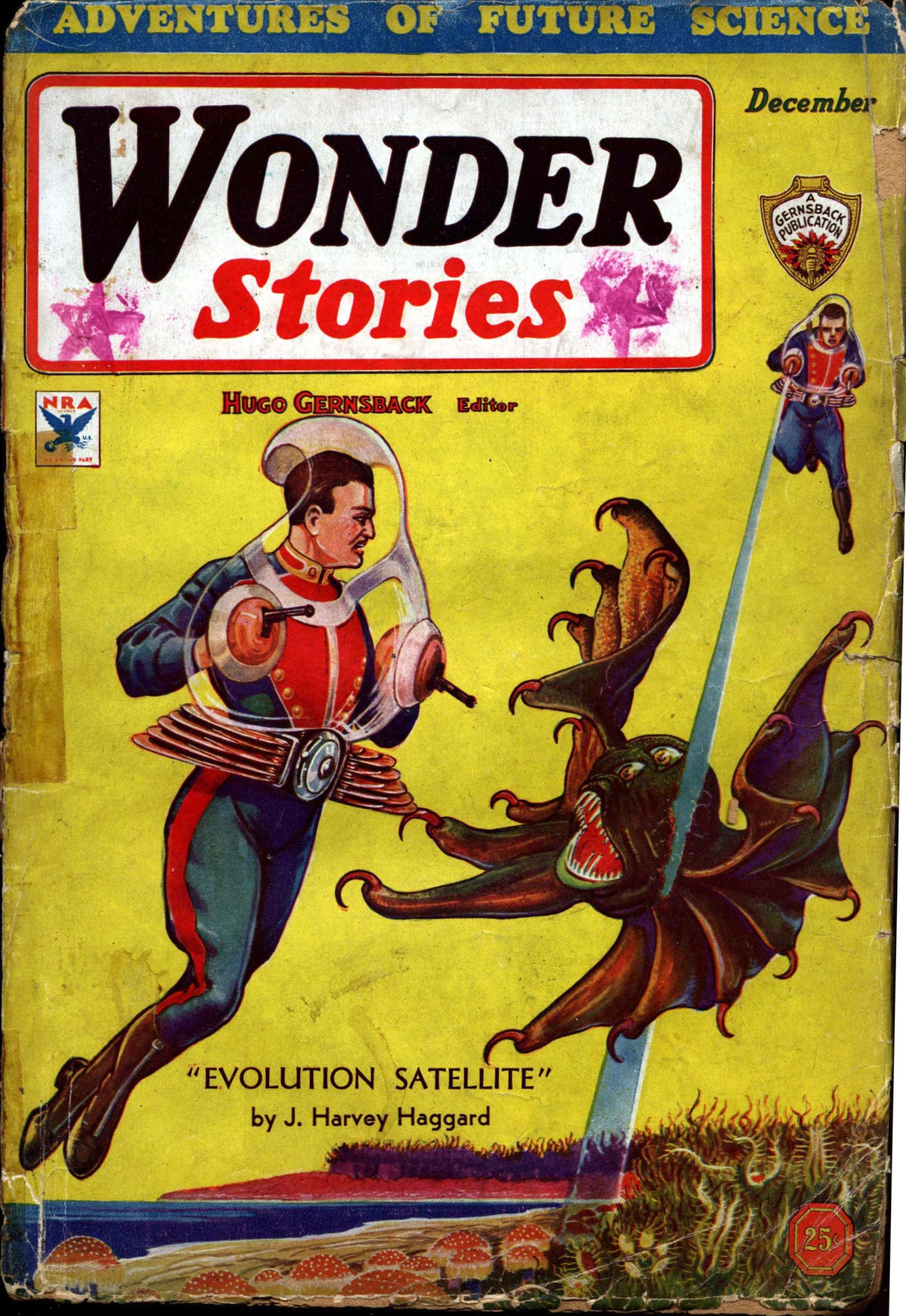 Wonder Stories, December 1933