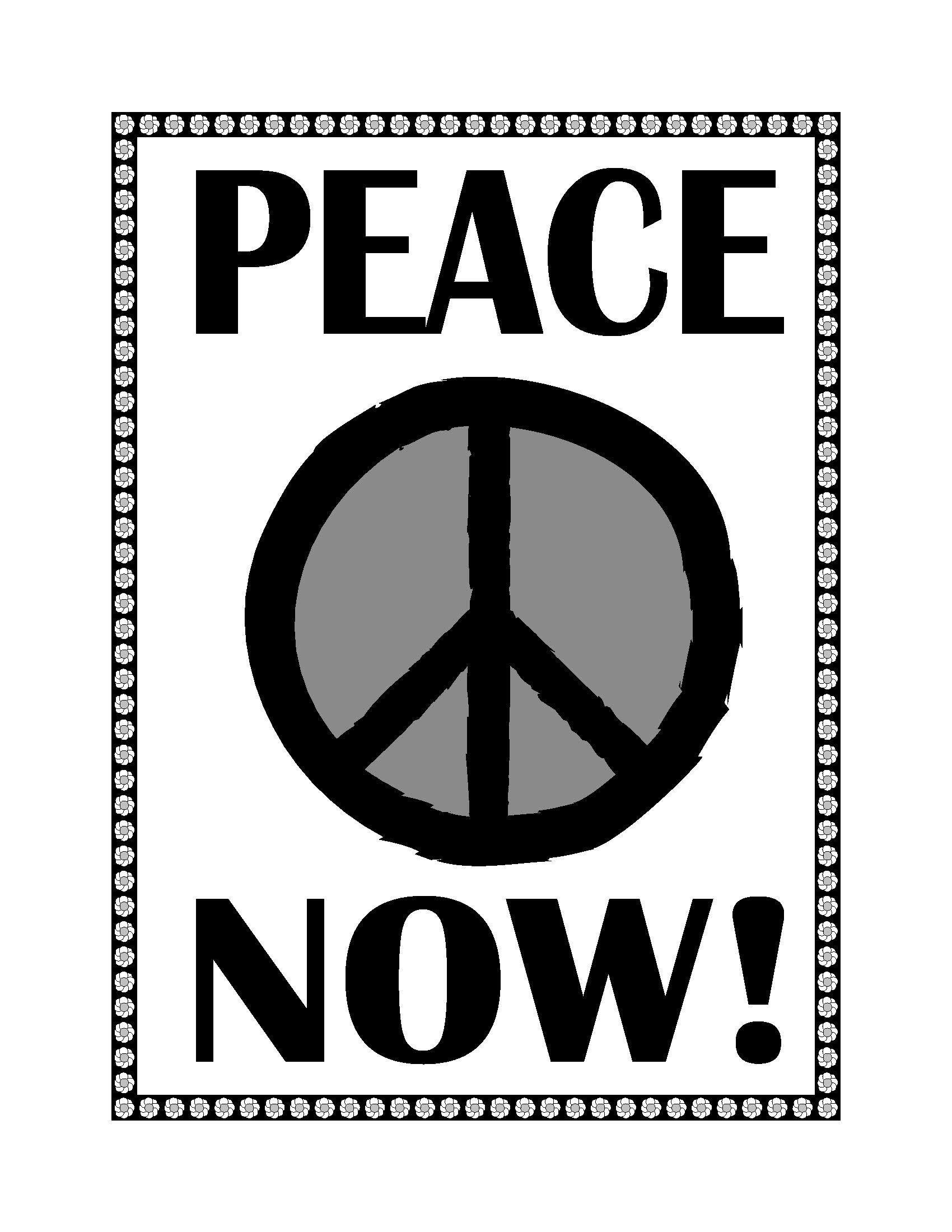 Peace now